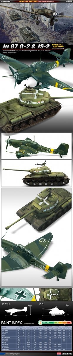 Academy 12539 Ju-87G-2 / JS-2 1/72