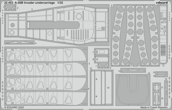 Eduard BIG33120 A-26B Invader part II HOBBY BOSS 1/32