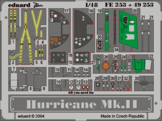 Eduard FE253 Hurricane Mk. II 1:48 Hasegawa
