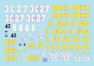 Star Decals 35-C1367 US PACIFIC WARS - IWO JIMA USMC LVT-2 and LVT(A)-2 Amtracks 1/35