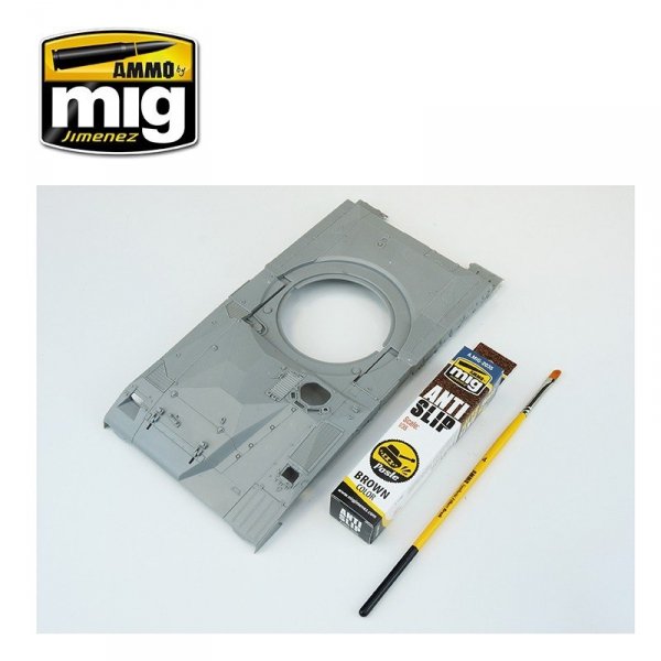 Ammo of Mig 2035 ANTI-SLIP PASTE - BROWN COLOR FOR 1/35