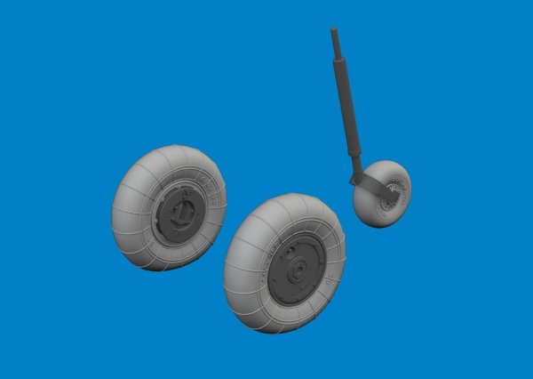 Eduard 632206 Bf 109K-4 wheels KOTARE 1/32