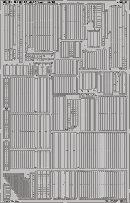 Eduard 36103 M-1130 CV Slat Armour 1/35 Trumpeter