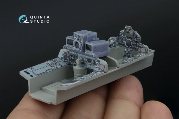 Quinta Studio QDS+48518 Tornado IDS 3D-Printed coloured Interior on decal paper (Italeri) (small version) (with 3D-printed resin parts) 1/48