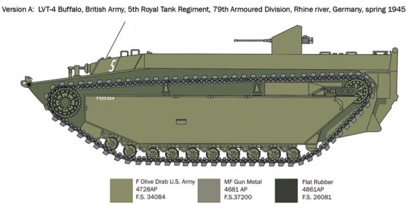 Italeri 6752 LVT-4 Water Buffalo (ETO) 1/35