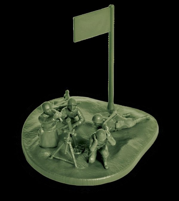 Zvezda 6208 Soviet 82-mm mortar with crew 1941-1943 (winter) 1/72