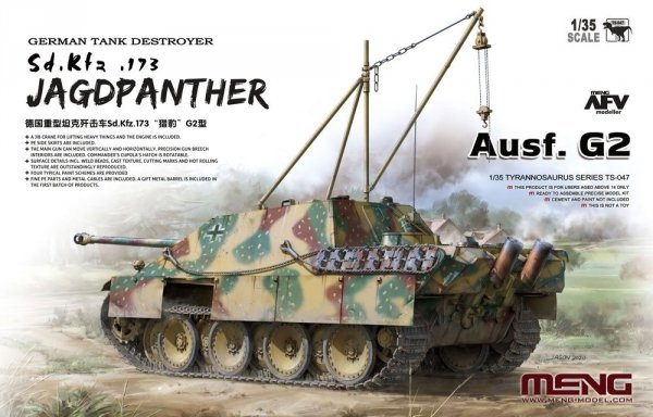 Meng Model TS-047 German Tank Destroyer Sd.Kfz. 173 Jagdpanther Ausf. G2 1/35