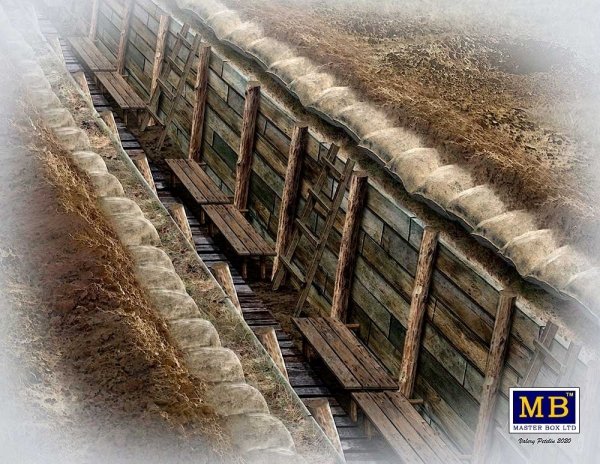 Master Box 35174 The trench. WWI &amp; WWII era 1/35