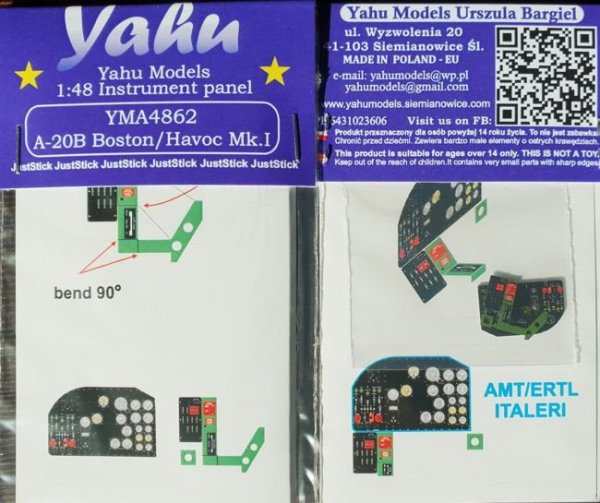 Yahu YMA4862 A-20B Boston / Havoc I Italeri (1:48)
