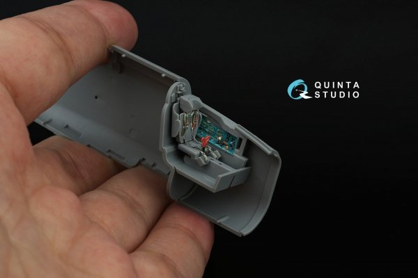 Quinta Studio QD72208 MiG-25RB/MiG-25RBT 3D-Printed &amp; coloured Interior on decal paper (ICM) 1/72