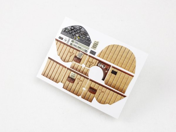 Red Fox Studio QS-32142 Bf 108 Taifun Updated Full Interior for Eduard 3D colored resin IP 1/32