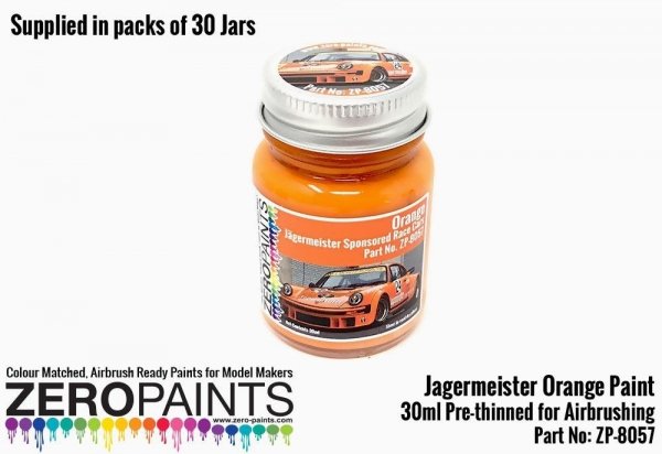 Zero Paints 1057-30 Jagermeister Orange 30ML
