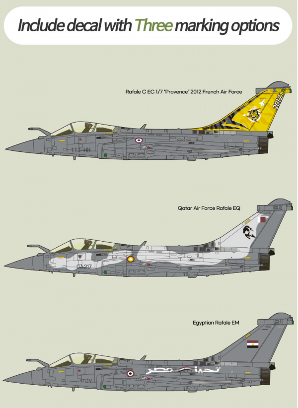 Academy 12346 Rafale C &quot;EC 1/7 Provence 2012&quot; 1/48