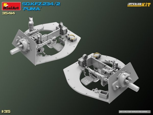 MiniArt 35414 Sd.Kfz. 234/2 PUMA. INTERIOR KIT 1/35