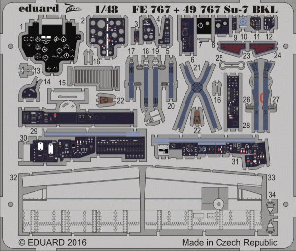 Eduard FE767 Su-7 1/48 SMER