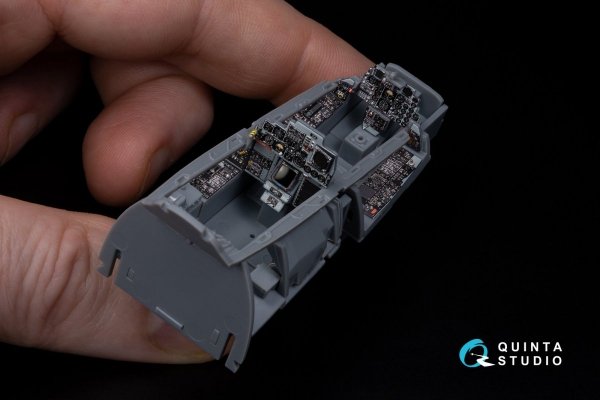 Quinta Studio QDS-48245 F-4EJ Kai 3D-Printed &amp; coloured Interior on decal paper (ZM SWS) (Small version) 1/48