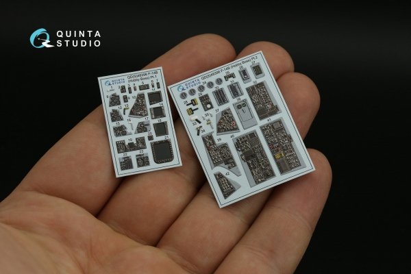 Quinta Studio QDS-48396 F-14B 3D-Printed coloured Interior on decal paper (Hobby Boss) (Small version) 1/48