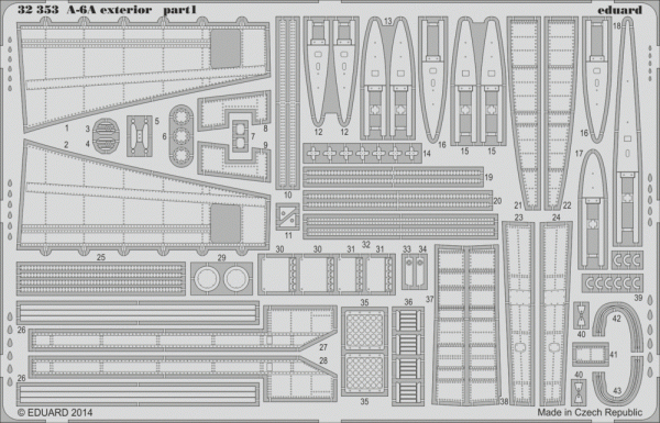 Eduard 32353 A-6A exterior 1/32 Trumpeter