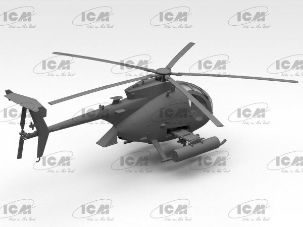ICM 48370 AH-6J Little Bird US Special Forces Attack Helicopter 1/48