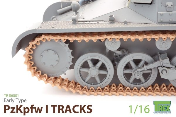 T-Rex Studio TR86001 PzKpfw I Tracks Early Type for Ausf.A only 1/16