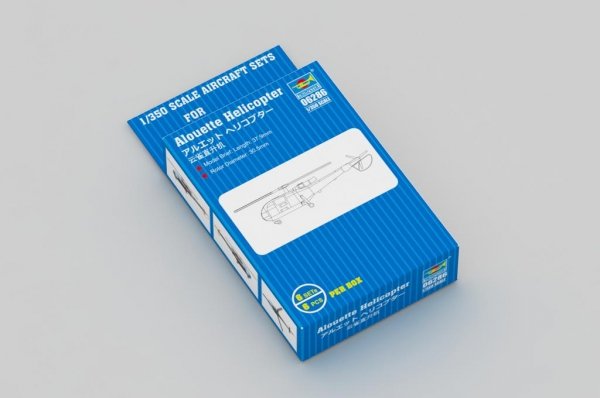 Trumpeter 06286 Alouette Helicopter 1/350