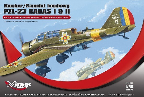 Mirage Hobby 481304 PZL-23 KARAS I &amp; II 'Królewskie Rumuńskie siły powietrzne' (1:48)