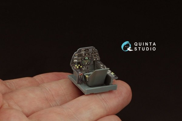 Quinta Studio QD48311 Bf 110C/D 3D-Printed &amp; coloured Interior on decal paper (Eduard) 1/48