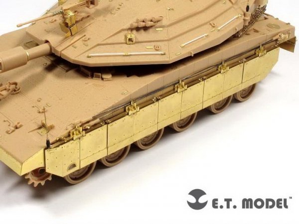 E.T. Model E35-098 Israel Merkava Mk.IV Tank LIC Side Skirts (For ACADEMY 13227) (1:35)