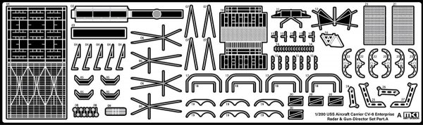 MK1 Design MD-20021 US Navy Aircraft Carrier CV-6 Enterprise Detail Up Parts Dx for Trumpeter 1/200