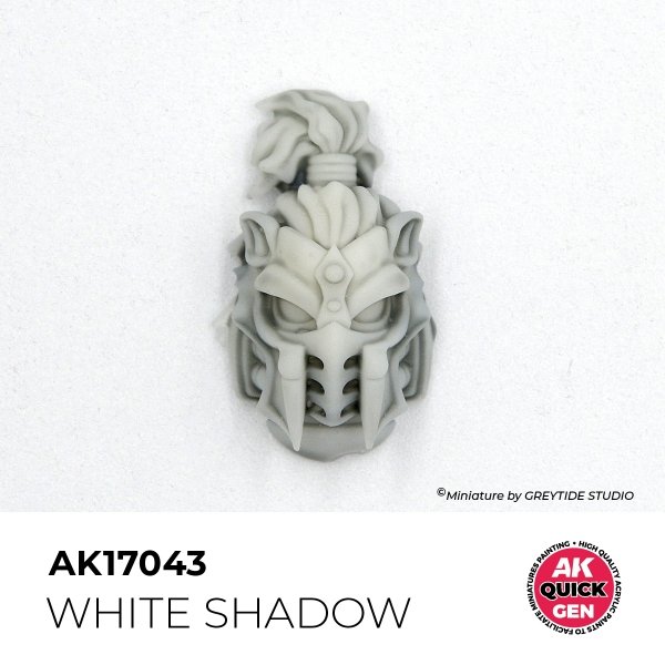 AK Interactive AK17043 WHITE SHADOW – QUICK GEN COLOR 18ml