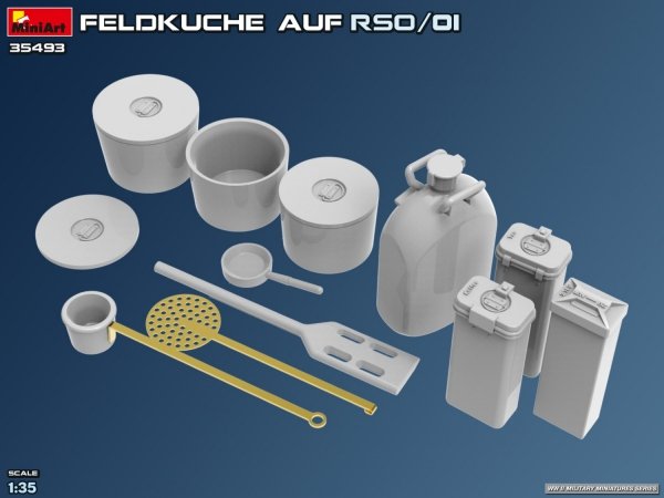 MiniArt 35493 35429 Feldküche Auf RSO/01 1/35