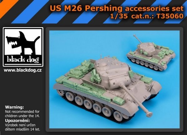 Black Dog T35060 US M -26 Pershing accesorie set 1/35