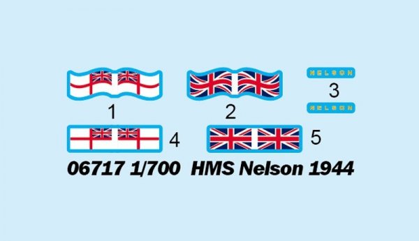 Trumpeter 06717 HMS Nelson 1944 1/700
