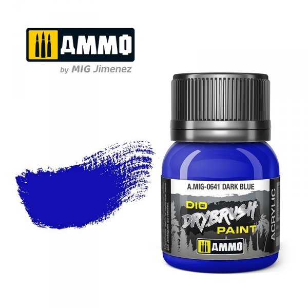 Ammo of Mig 0641 DRYBRUSH Dark Blue 40ml