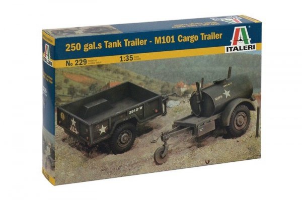 ITALERI 0229 250 gal.s Tank Trailer (1:35)