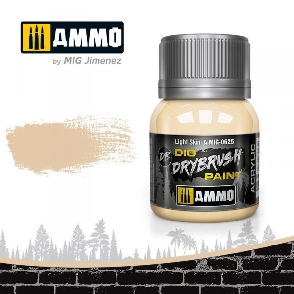 Ammo of Mig 0625 DRYBRUSH Light Skin 40ml
