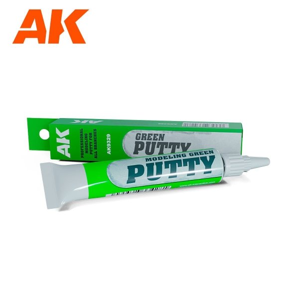 AK Interactive AK9329 MODELING GREEN PUTTY 20ml