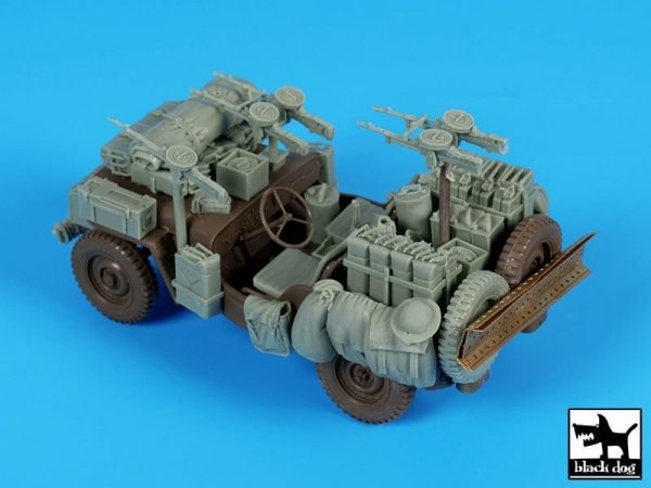 Black Dog T35224 British SAS jeep Africa accessories set 1/35