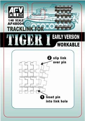 Afv Club 48004 Track For Tiger 1/48