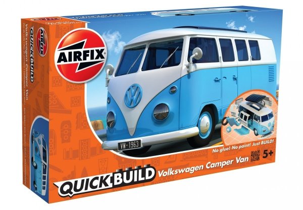 Airfix J6024 QUICK BUILD VW Camper Van blue