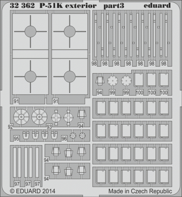 Eduard BIG3345 P-51K 1/32 Dragon