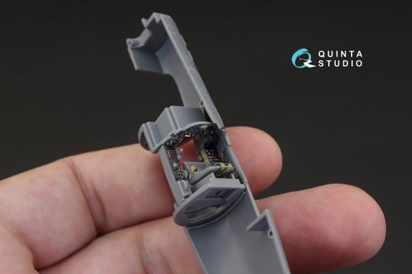 Quinta Studio QD72021 F4U-1D Corsair 3D-Printed &amp; coloured Interior on decal paper (for Tamiya kit) 1/72
