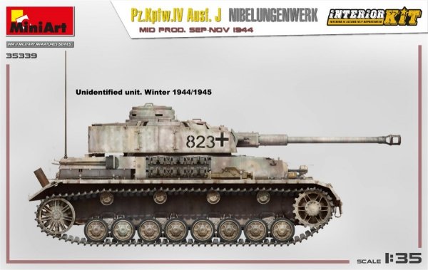 MiniArt 35339 Pz.Kpfw.IV Ausf. J Nibelungenwerk. MID PROD. SEP-NOV 1944 INTERIOR KIT 1/35