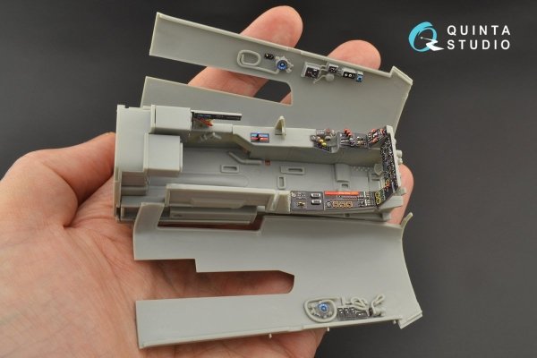 Quinta Studio QD32103 He 219 3D-Printed &amp; coloured Interior on decal paper ( ZM SWS ) 1/32