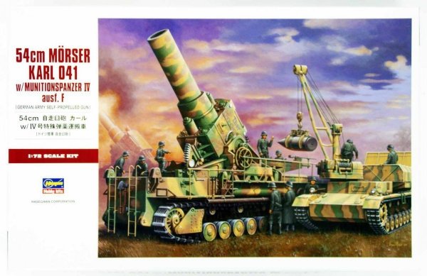 Hasegawa MT56 MORSER KARL 041 MUNITIONSPANZER (1:72)