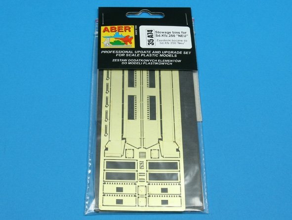 Aber 35A074 Stowage bins for Sd.Kfz. 250 Neu (1:35)