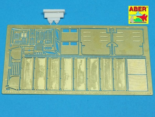 Aber 48026 Tiger I wczesny- część 3 - błotniki do Afrika corps (TAM) 1/48