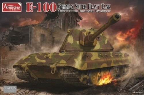 Amusing Hobby 35A015 E-100 German Super Heavy Tank (Krupp turret) (1:35)