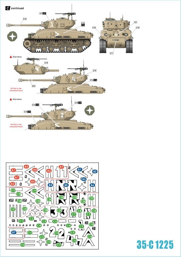 Star Decals 35-C1225 Israeli AFVs 8 1/35