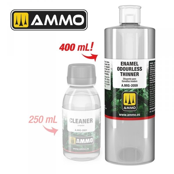 AMMO by Mig Jimenez 2059 Enamel Odourless Thinner 400ml